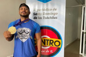 El santodomingueño Gustavo Reyes, instructor de gimnasio, conquista oro en Torneo Internacional de Jiu-Jitsu en Perú