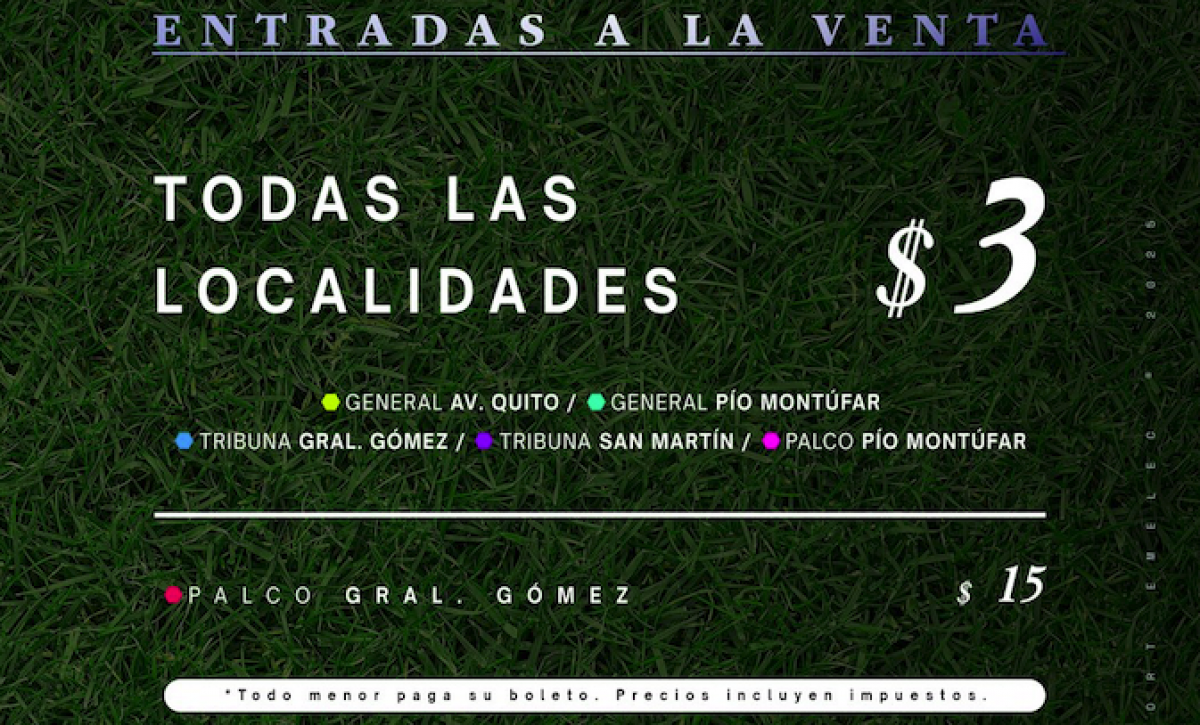 Emelec define precios y venta de entradas para el duelo ante Orense en la LigaPro