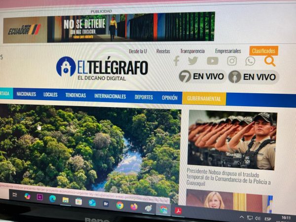 El diario El Telégrafo digital, es uno de los que forma parte de la empresa de medios públicos que está en liquidación.