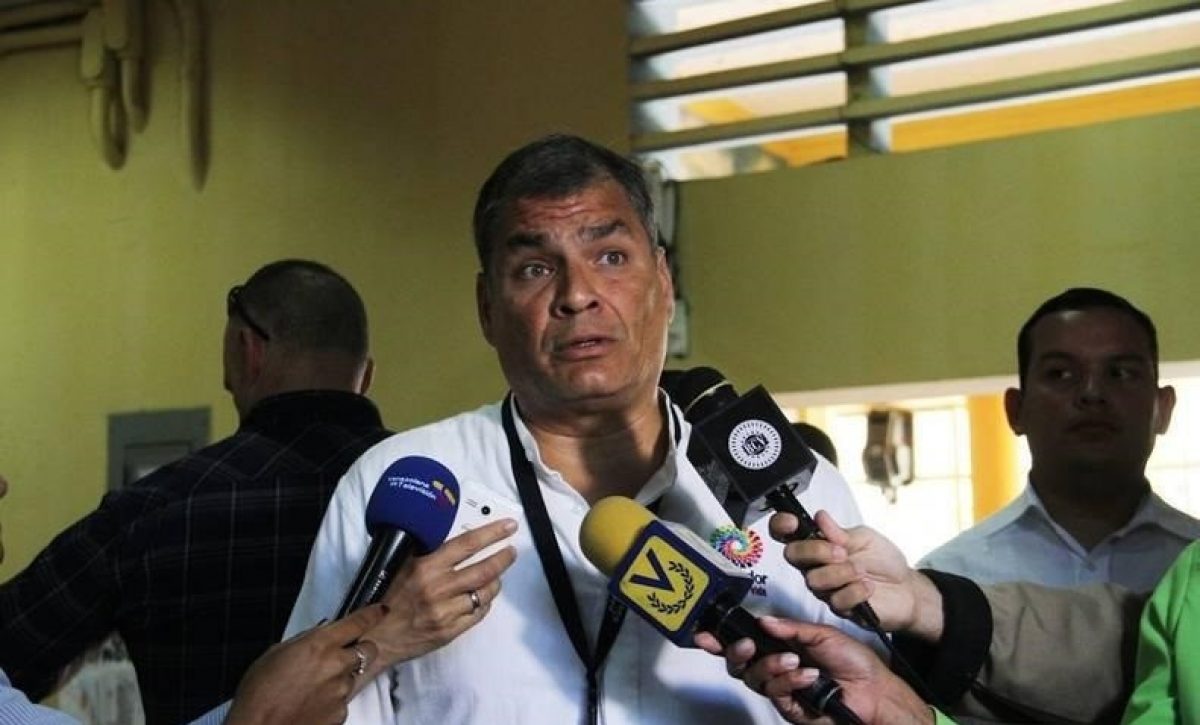 EL EXPRESIDENTE ECUATORIANO RAFAEL CORREA