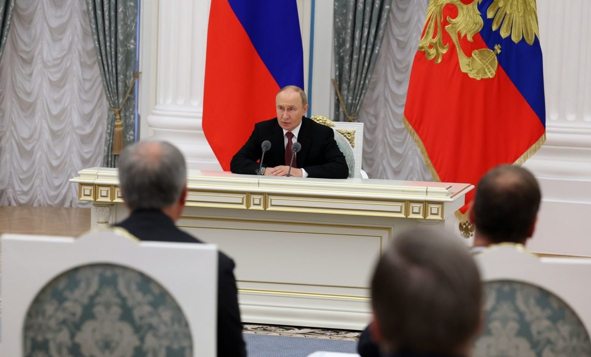 Foto/ Europa Press: Vladimir Putin informa a su cúpula de seguridad sobre el resultado de la cumbre de Alaska con Trump.