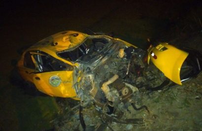 Fingió ser pasajero, robó un taxi y chocó mientras huía en Babahoyo