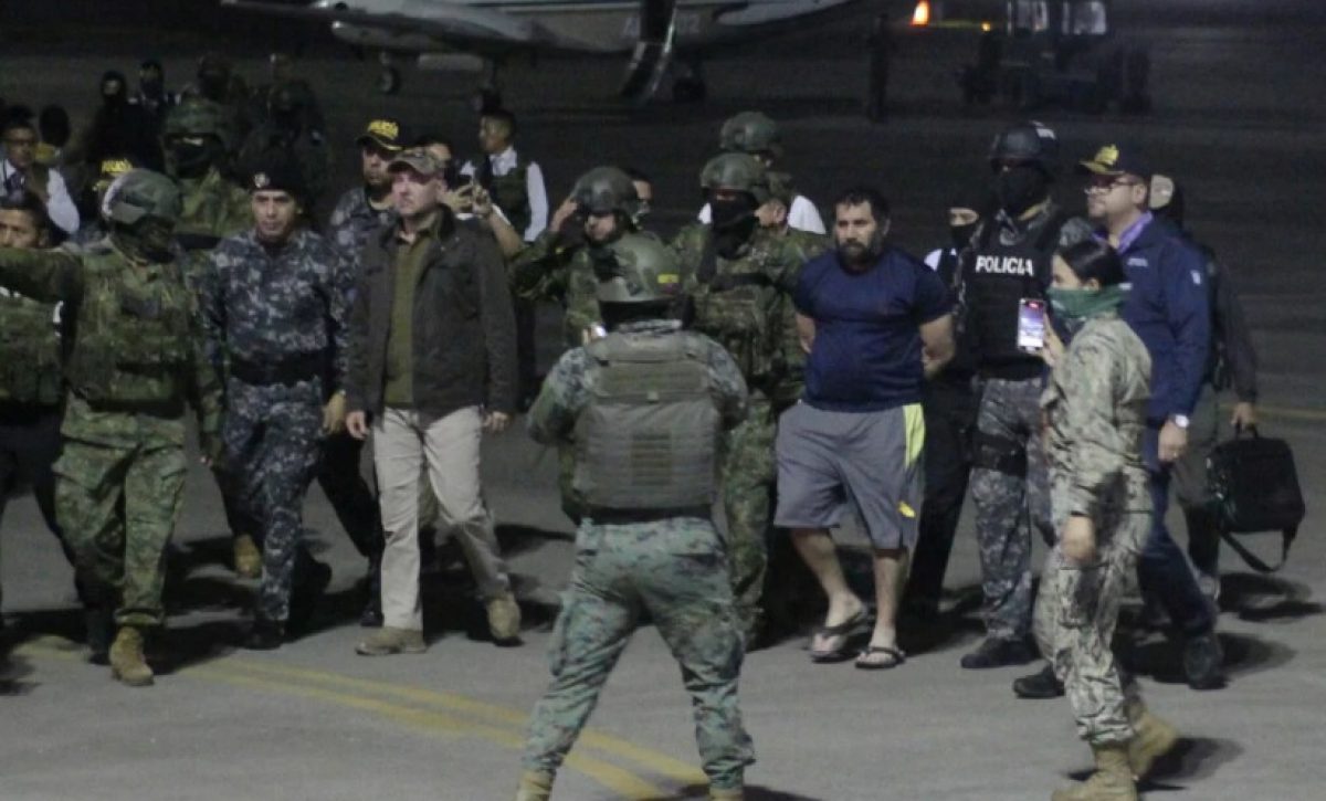 Foto referencial sobre la extradición de alias Fito. (Archivo recaptura de Fito).