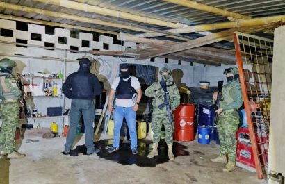 Fuerzas Armadas neutralizan conexiones ilegales y decomisan 5.000 galones de diésel en Santo Domingo