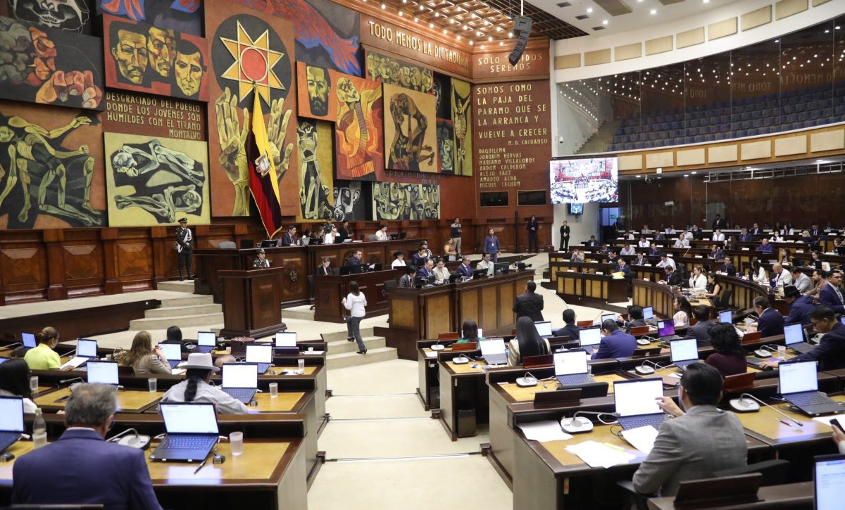 Asamblea Nacional tuvo un debate sobre el proyecto de ley urgente para combatir economía Criminal en Ecuador.