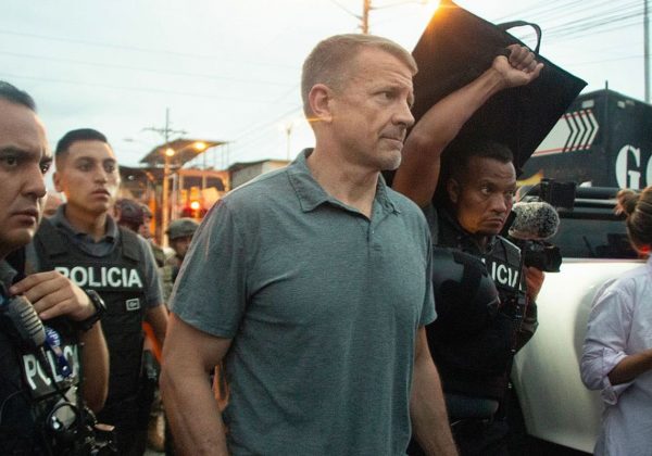 Erik Prince, exmilitar estadounidense y fundador de Blackwater, estuvo en el país el 5 de abril del 2025.