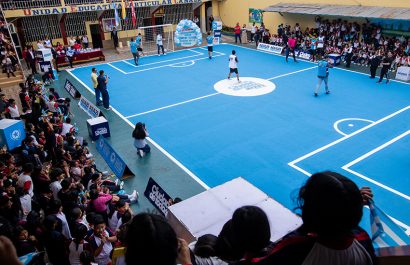Más de 600 estudiantes de Monte Sinaí participaron en una jornada deportiva con el alcalde Aquiles Alvarez.