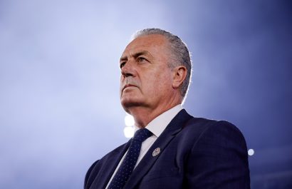Gustavo Alfaro, entrenador de Paraguay.