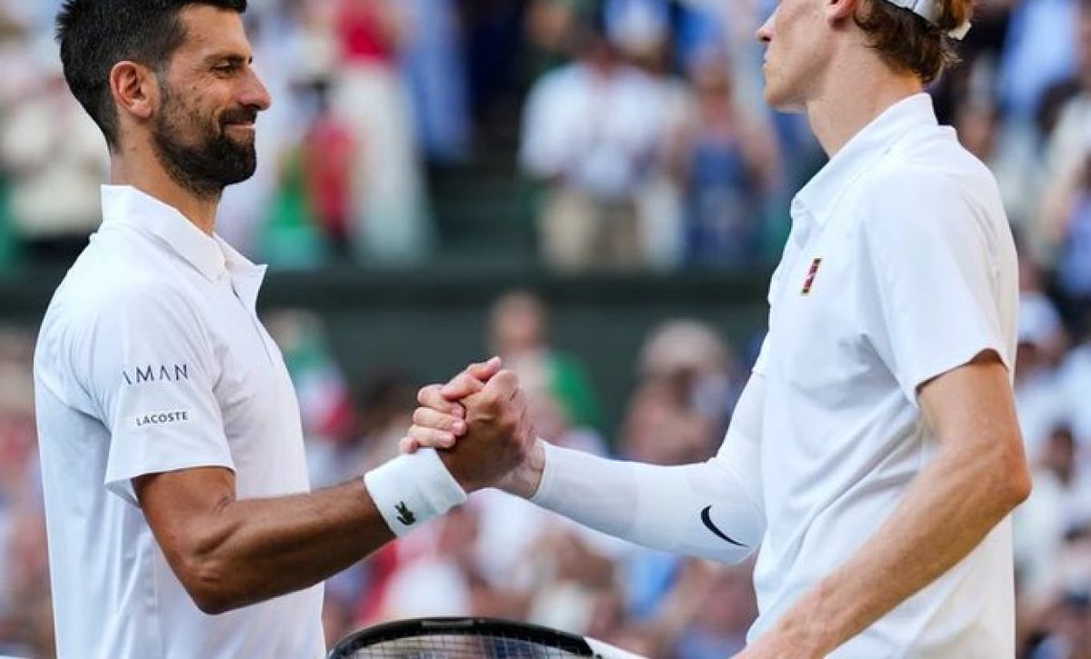 La semifinal de Wimbledon entre Novak Djokovic y Jannik Sinner