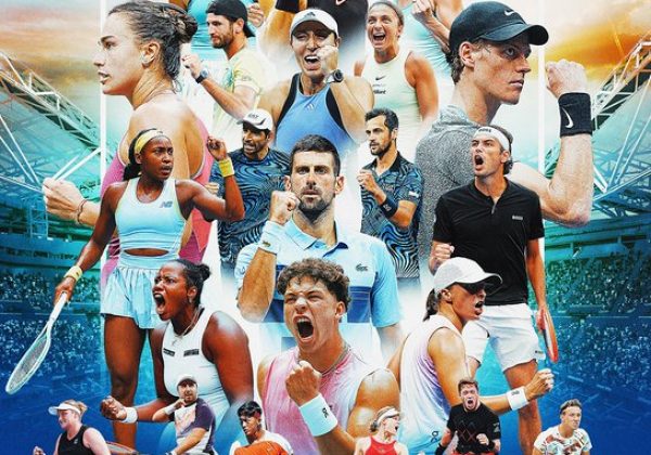 Una portada compartida por el Abierto de Estados Unidos en su cuenta en X.