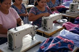 Industria textil de Ecuador impulsa empleo y exportaciones en medio de retos. FOTO: Inteligencia Artificial.