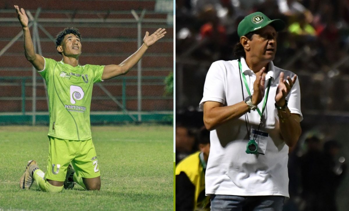 Jimmy Gómez y Raúl Duarte celebran clasificación de Liga de Portoviejo.