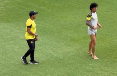 Joao Joshimar Rojas, futbolista ecuatoriano de Barcelona SC, comenzó trabajos de adaptación en el campo de entrenamiento del club la mañana de este lunes.