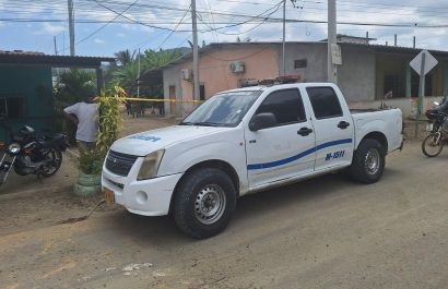 La Policía llegó al lugar donde se registró la balacera que dejó a Jipson Cherres fallecido.