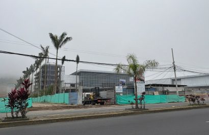 La construcción del centro comercial Bombolí Shopping entra en su fase final en Santo Domingo