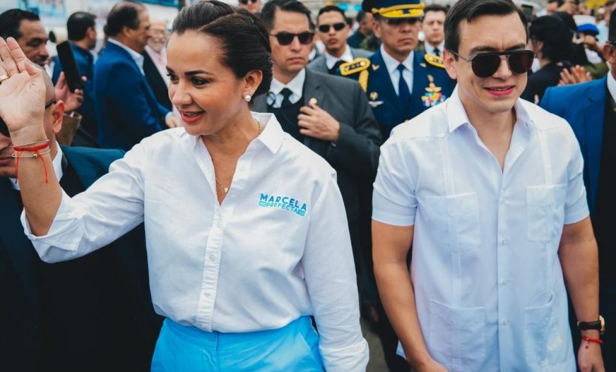 La prefecta del Guayas, Marcela Aguiñaga, expresó su desacuerdo con las disputas internas en la Revolución Ciudadana (RC).