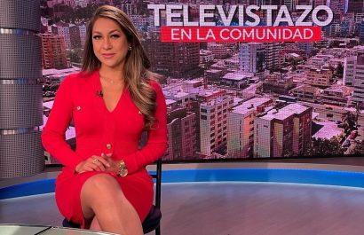 La presentadora manabita Andrea Báez, reconocida por su trabajo en Manavisión, anunció que está embarazada por segunda vez.