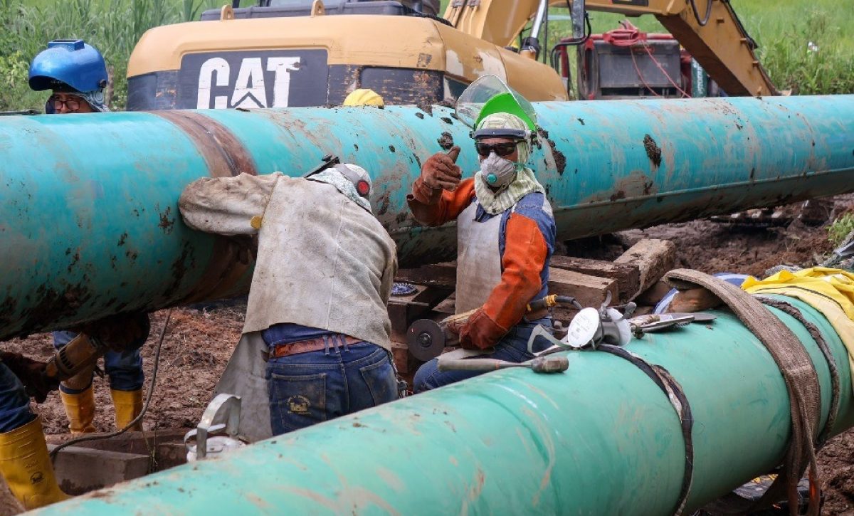 La producción petrolera de Petroecuador se desplomó un 89%, alcanzando apenas 39.133 barriles diarios el sábado 12 de julio.