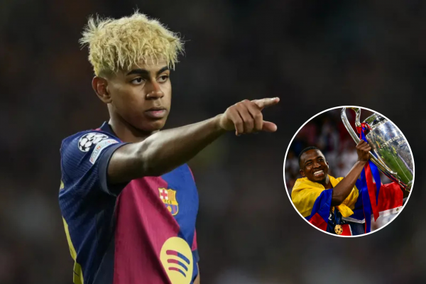 Lamine Yamal elogia a Willian Pacho como mejor defensor de la Champions
