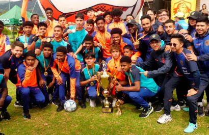 Los jugadores de Ecuador que se proclamaron campeones de la Youth Cup.