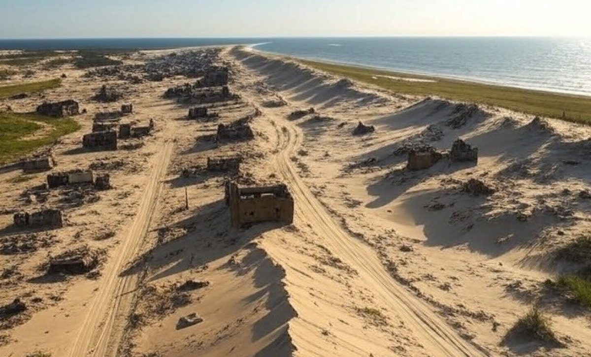 Los restos de Singapur, una ciudad desaparecida en la costa del lago Michigan, yacen hoy sepultados bajo dunas de arena.