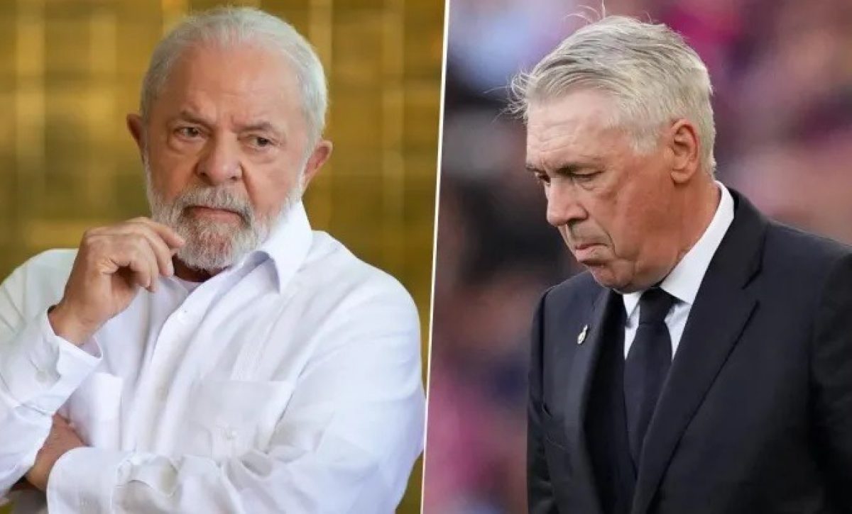 Lula Da Silva criticó la decisión de la CBF de contratar a Carlo Ancelotti como entrenador de la Selección de Brasil.