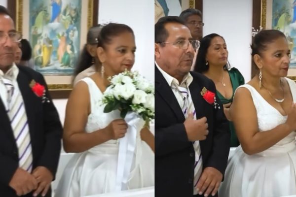 Madre de familia que lucha contra el cáncer cumple su deseo de casarse con el amor de su vida luego de 30 años juntos. (Capturas de pantalla Solca).