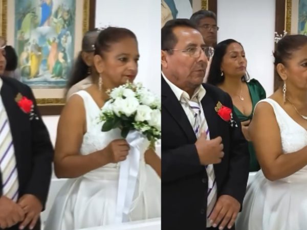Madre de familia que lucha contra el cáncer cumple su deseo de casarse con el amor de su vida luego de 30 años juntos. (Capturas de pantalla Solca).