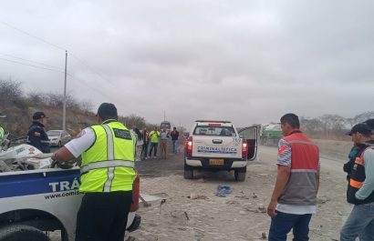 Manabí fatal accidente de tránsito en la vía Colisa-Montecristi cobra la vida de un motociclista