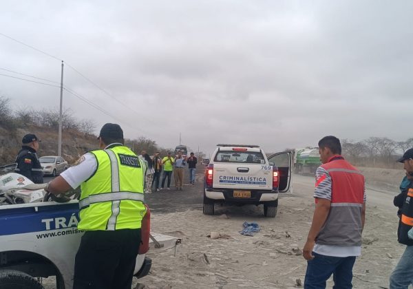 Manabí fatal accidente de tránsito en la vía Colisa-Montecristi cobra la vida de un motociclista