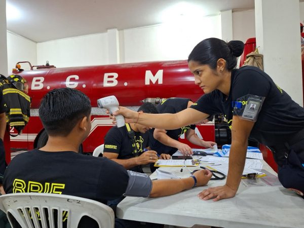 El Cuerpo de Bomberos de Manta en su balance anual, destacaun alto porcentaje de emergencias médicas y baja de incidentes con sustancias químicas.