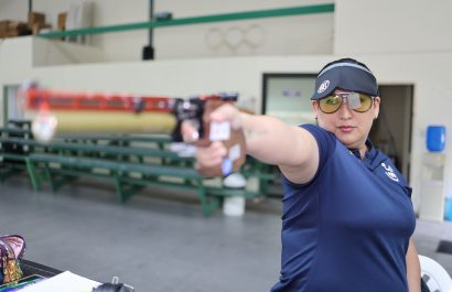 Marina Pérez, primera americana en el top 10 de pistola deportiva
