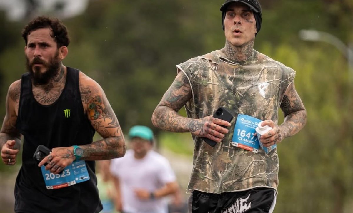 Marlon Vera participó junto a Travis Barker en maratón de San Diego