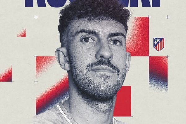 Matteo Ruggeri llega al Atlético de Madrid como refuerzo. (Foto @Atleti)