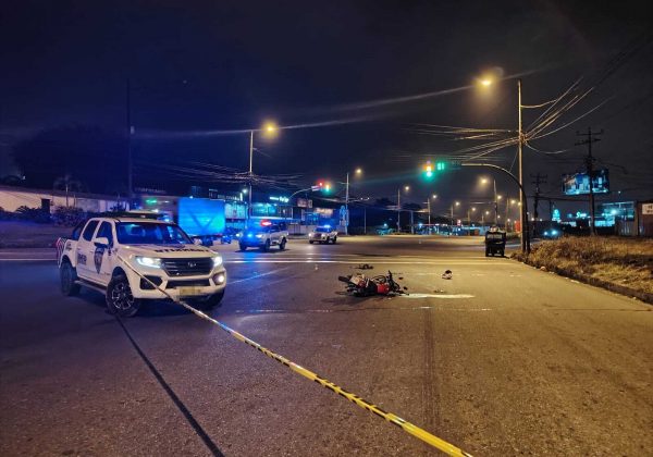 Motociclista muere tras accidente de tránsito en la avenida Los Colonos de Santo Domingo