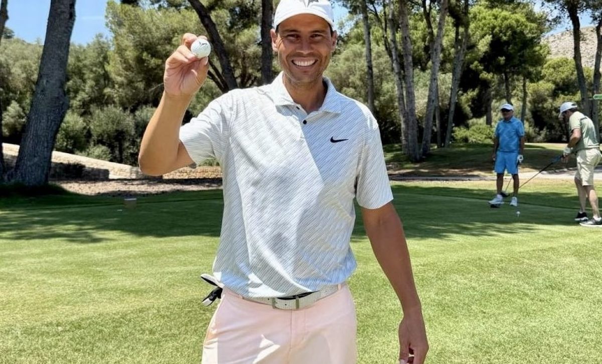 Nadal consigue un hoyo en uno en Mallorca antes del Campeonato de Baleares