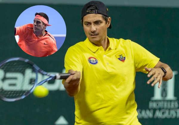 Nicolás Lapentti y Juan Martín Del Potro protagonizarán duelo de exhibición