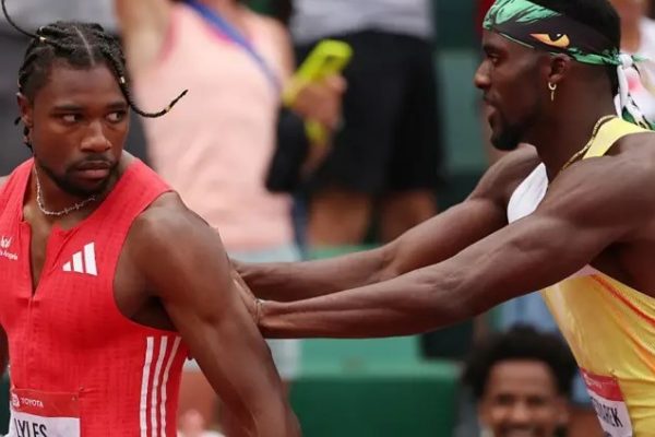 Noah Lyles se impuso en la final de los 200 metros en los campeonatos de atletismo de Estados Unidos.