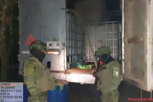 Operativos militares frustran robo de combustible en Santo Domingo.