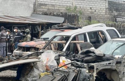Policía allana taller en Santo Domingo por autopartes robadas