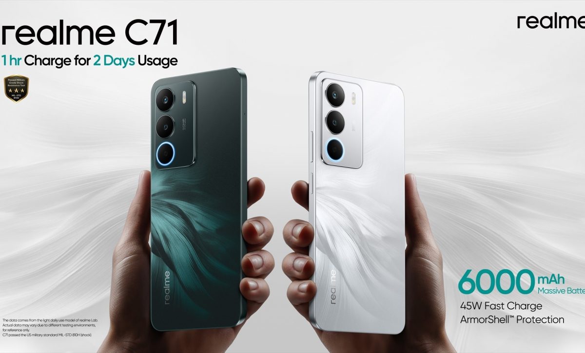 Qué ofrece el Realme C71: batería de dos días, cámara de 50 MP y precio accesible