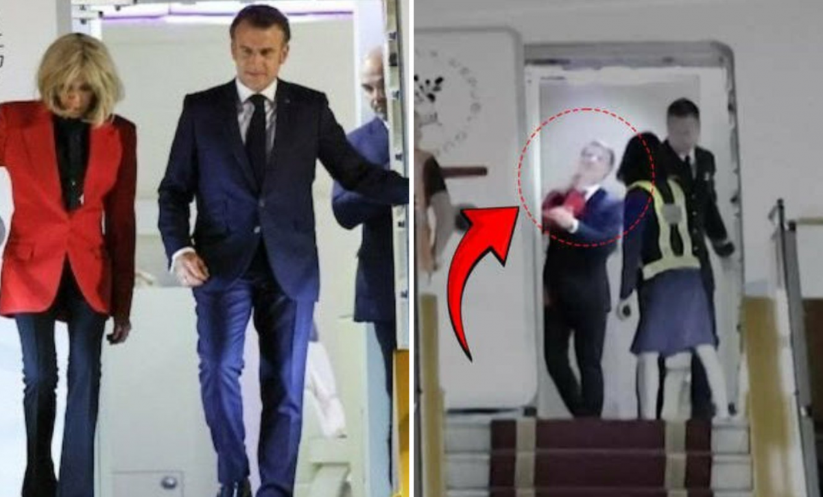 ¿Qué pasó en el avión Emmanuel Macron se pronuncia tras video que muestra una presunta agresión de su esposa
