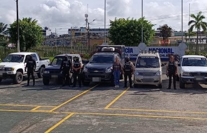 Recuperan cinco carros y una moto robados en operativo en Santo Domingo de los Tsáchilas