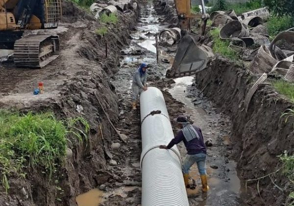 Reinician obras de alcantarillado en La Concordia con levantamiento técnico integral