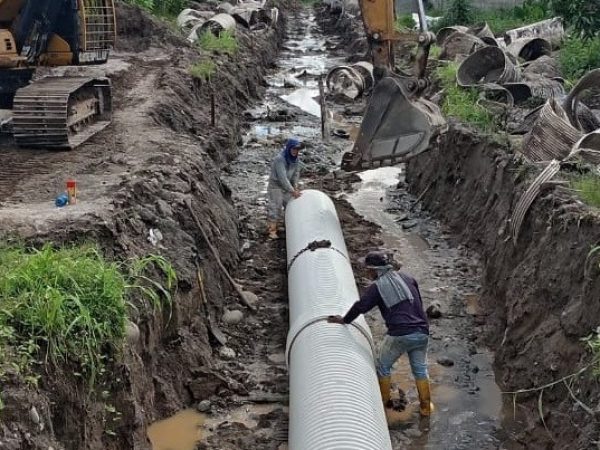 Reinician obras de alcantarillado en La Concordia con levantamiento técnico integral