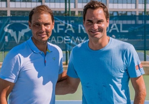 Roger Federer y Rafael Nadal comparten jornada en Mallorca