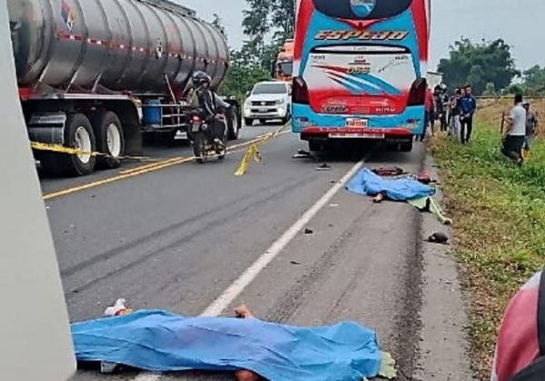Tragedia en Patricia Pilar hermanos y adulta mayor fallecen en accidente de tránsito