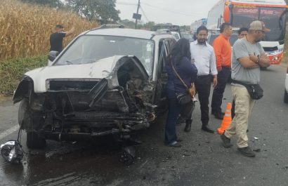 Trágico accidente en Los Amarillos, Tosagua, deja un muerto y cinco heridos este feriado