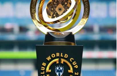 El trofeo del Mundial de Clubes, cuyo campeón se conocerá el 13 de julio del 2025.