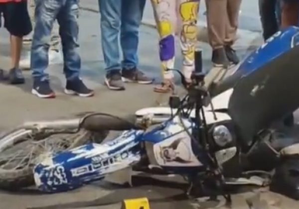 Un agente del Grupo de Operaciones Motorizadas (GOM) de la Policía Nacional, murió producto de un accidente de tránsito.
